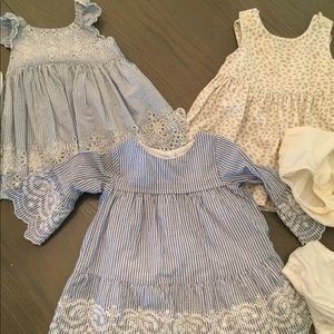 Set of three Baby Gap dresses size 6-12months